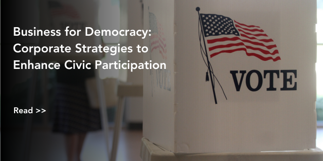 Business for Democracy: Corporate Strategies to Enhance Civic Participation